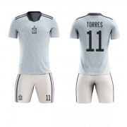 Lasten Jalkapallo Peliasut Espanja MM-kisat 2022 Fernando Torres 11 Pelipaita Vieras..